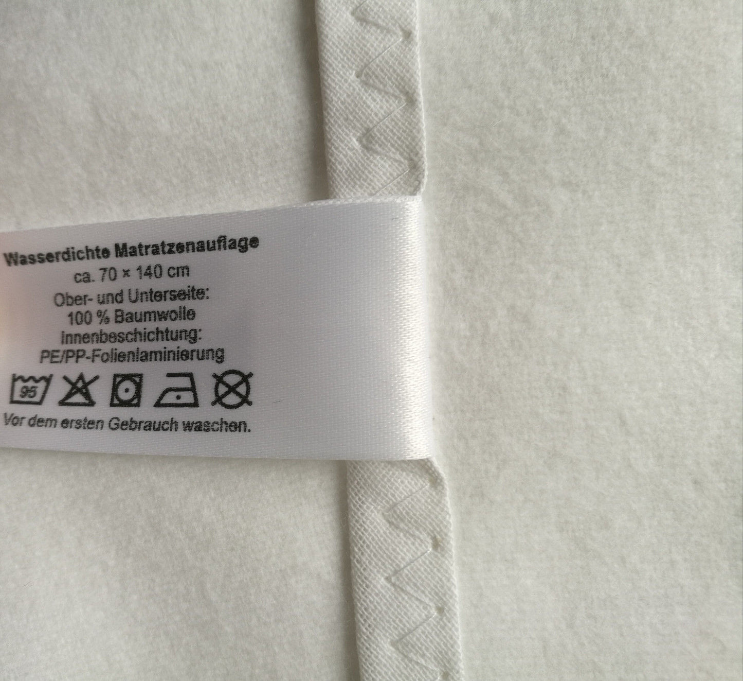 70x140 cm Kinder Baby Matratzenauflage Molton Bett Inkontinenzauflage Nässeschutz Inkontinenz Unterlage 100% Baumwolle II.Wahl