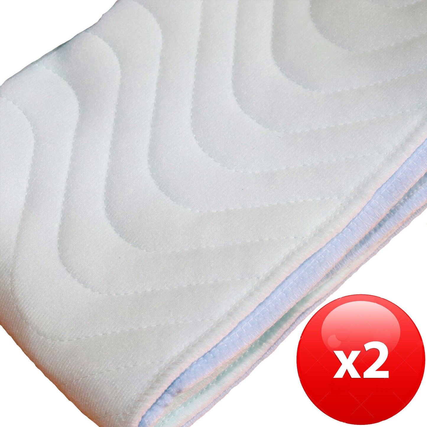 2er Set Inkontinenzauflage Inkontinenzunterlage waschbar Auflage Betteinlage Nässeschutz Bettunterlage wasserdicht Matratzenauflage Mint