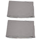 2er Set Nackenkissen Bezug 40x60 cm Elastic Jersey Nackenstützkissen Gesundheitskissen Kissenbezug Kissenhülle Kopfkissenbezug Macchiato Beige Hellbraun