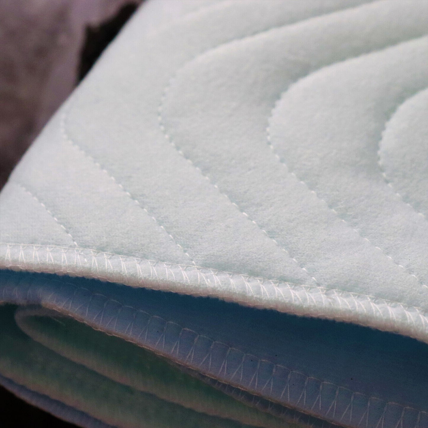 2er Set Inkontinenzauflage Inkontinenzunterlage waschbar Auflage Betteinlage Nässeschutz Bettunterlage wasserdicht Matratzenauflage Mint