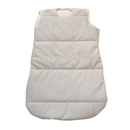 Baby Schlafsack 70cm wattiert Warm Baumwolle Schlafsäcke Kinder Gestreift Gr 70 Ärmellos Weich Seitlich umlaufender Reißverschluss und Druckknöpfe Oeko-TEX 100