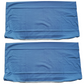 2er Set Kopfkissenbezug 40x80 cm Kissenbezug Kissenhülle 100% Baumwolle Perkal mit Reißverschluss