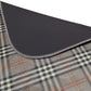2er Set Inkontinenz Stuhlauflage 50 x 50 cm Sitzauflage Schutzauflage wasserdicht waschbar, Grau Kariert